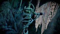 3d cave damsel_in_distress female forced_oral lara_croft lara_croft_(survivor) monster oral oral_penetration restrained_by_tentacles skyliner79 sucking tentacle tentacle_in_mouth tentacle_penetration tomb_raider tomb_raider_(survivor) video_game_character