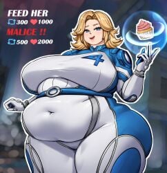 invisible woman from marvel by thiccydonut