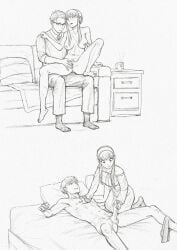 1boy 1boy1girl 1girls arm_around_partner barely_visible_genitalia barely_visible_pussy big_penis black_hair blonde_hair blush breast_grab breasts cfnm closed_eyes clothed_female_nude_male clothed_male_nude_female clothes_grab coffee coffee_mug completely_nude couch couch_sex erect_nipples erection female female_pubic_hair finger_fuck fingering fingering_partner fully_clothed glasses greyscale hair_ornament hairband hand_on_another's_chest hand_on_another's_shoulder handjob happy_trail kneeling large_penis leg_lift loid_forger long_hair looking_at_genitalia looking_at_partner looking_at_penis looking_at_pussy looking_down looking_pleasured lying lying_on_back lying_on_bed male male_pubic_hair monochrome muscular muscular_male nipples penis penis_grab pubic_hair pussy redaster8 role_reversal romantic romantic_couple shirt_grab shoulder_grab sitting sitting_on_couch sitting_on_lap smile spread_legs spy_x_family straight toned toned_female trimmed_pubic_hair wholesome yor_briar yor_forger