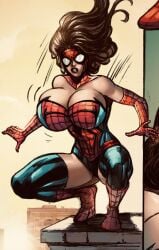 1girls big_ass big_breasts big_thighs breasts bust busty chest curvaceous curvy curvy_figure digital_media_(artwork) female hips hourglass_figure huge_ass huge_breasts huge_thighs large_ass large_breasts large_thighs legs light-skinned_female light_skin marvel marvel_comics mature mature_female original_character patricia_parker sampleguy slim_waist spider-man_(series) spinstress_(marvel) spinstress_(oc) spinstress_(patricia_parker) thick thick_hips thick_legs thick_thighs thighs voluptuous waist wide_hips