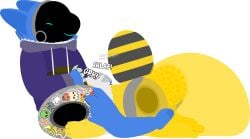 alpha_channel anthro arthropod bee bottomless clothed clothing core_crystal fellatio female goo_creature group hi_res honeypot_(tf2_demo_2004) hoodie hoodie_only hybrid hymenopteran insects machine male male/female onomatopoeia oral penile protogen questionable_consent sex slime_(blob) slime_core sound_effects stickerboard_(tf2_demo_2004) stickers_on_body text tf2_demo_2004 topwear topwear_only trio