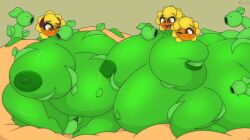 belly big_belly big_breasts birth breasts egg electronic_arts elemental_creature female flora_fauna flower flower_creature group happy hi_res huge_breasts hyper hyper_pregnancy male male/female nipples not_furry peashooter_(pvz) plant plants_vs_zombies plants_vs_zombies_heroes popcap_games pregnant solar_flare_(pvz) sunflower_(pvz) tubfy twin_sunflower_(pvz)