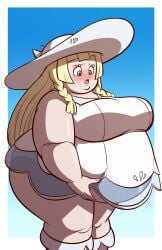 axel-rosered fat female huge_breasts lillie_(pokemon) pin_up