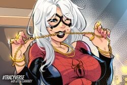 1girls big_ass big_breasts black_cat_(marvel) breasts bust busty chest curvaceous curvy curvy_figure digital_media_(artwork) felicia_hardy female hips hourglass_figure legs llamaboy marvel marvel_comics mature mature_female slim_waist spider-man_(series) thick thick_hips thick_legs thick_thighs thighs tracyscops tracyverse voluptuous waist white_hair wide_hips