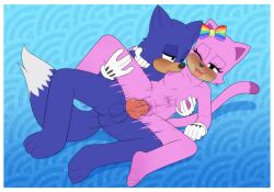 blue_fur duo feline feline female furry gi0 male pink_fur sex toontown_corporate_clash toontown_online