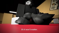 3d 3d_(artwork) 3d_animation anal anal_sex animated ass ass_on_face canine changed_(video_game) colin_(changed) deepthroat dialogue duo face_fucking facesitting furry gay knot leg_lock lin_(changed) longer_than_30_seconds lying_on_back oral oral_penetration penetration penis_in_ass penis_in_mouth puro_(changed) roblox robloxian stupidzewl tagme text video