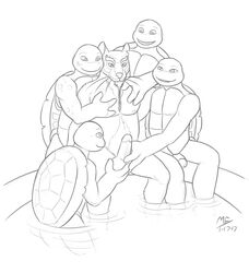 anthro balls bath bathing conditional_dnp donatello erection father father_and_son flaccid humanoid_penis incest leonardo male mammal master_splinter michelangelo monochrome moodyferret nude parent penis raphael rat reptile rodent scalie semi_incest smile son splinter teenage_mutant_ninja_turtles turtle yaoi