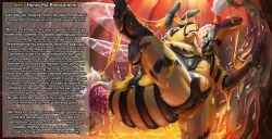 absurd_res anal anthro aphrodisiac arthropod arthropod_abdomen arthropod_abdomen_penetration bee bodily_fluids bondage bondage bound elemental_creature english_text flora_fauna food heat_(disambiguation) hi_res honey_(disambiguation) honey_(food) honey_bee hymenopteran insects male monduck nectar overstimulation penetration pistil plant pollen predicament predicament_bondage riding scent sensitivity solo stamen stimulation text wings yellow_body