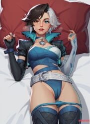 2025 2d ai_assisted ai_generated anime_style female game luna_snow luna_snow_(marvel_rivals) marvel marvel_rivals tagme