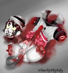 art_request blood blood_drip blood_in_mouth blood_on_face blood_splatter brawl_stars dead decapitated_head decapittar gore gore_focus gray_(brawl_stars) guro guts male male_death male_only mutilated mutilation nightmare_fuel organs quadruple_mutilation request requested sillywillydillydally twitter twitter_link unknown_artist watermark watermarked wtf