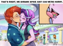 ai_generated equestria_girls friendship_is_magic mlp_g4 my_little_pony spike_(mlp) starlight_glimmer starlight_glimmer_(mlp) sunburst_(mlp)