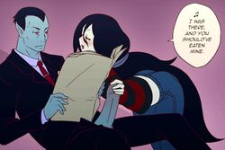 1boy adventure_time animated clothed female handjob hunson_abadeer incest manyakis marceline vampire