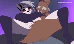 1boy 1boy2girls 1male 2025 2d 2d_animation 2females 2girls animated anthro anthro_on_anthro anthro_penetrated anthro_penetrating anthro_penetrating_anthro anthro_pov bedroom_eyes better_version_at_source big_ears big_eyelashes big_eyes big_tail bikomation black_ears black_eyes black_eyeshadow black_knee_highs black_legwear black_nose body_hair bouncing bouncing_butt canid canid_demon canine canis cheek_tuft clenched_teeth closed_eyes closed_eyes collaborative collaborative_sex cowgirl cowgirl_position crossover demon detailed_background diane_foxington digital_media_(artwork) dreamworks excited excited_for_sex eye_contact eyebrow_piercing eyebrows eyelashes eyeshadow facial_expressions facial_piercing facial_tuft female female_focus female_on_top female_penetrated first_person_view fluffy fluffy_ears fluffy_tail fox frame_by_frame front_view fur furry gesture grey_body grey_fur group_sex hair half-closed_eyes hellhound helluva_boss horny horny_female interspecies kissing_breasts legs legs_spread legs_spreading legwear licking licking_breast long_hair looking_at_viewer looking_pleasured loona_(helluva_boss) makeup male male/female male_on_bottom male_penetrating male_penetrating_female mammal mr._wolf_(the_bad_guys) multicolored_body multicolored_fur narrowed_eyes nude nude_anthro nude_female open_mouth orange_body orange_fur orgy paws penetrating_pov penetration piercing pink_nose pov pov_eye_contact red_sclera riding riding_cock riding_penis seductive sex sexy short_playtime silver_hair spread_legs straight tail tail_motion teeth teeth_clenched the_bad_guys thick_eyelashes thin_eyebrows threesome toes trio tuft two_tone_body two_tone_fur two_tone_tail unseen_male_face white_body white_eyes white_fur white_inner_ear wolf