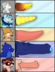 2_penises 2_tone_fur 5_boys animal_genitalia animal_penis anthro anthro_male anthro_only balls balls_peek bandit_(kaiju_paradise) big_cock big_penis blep blue_body blue_eyes blue_eyes_male blue_fur blue_penis blue_penis_tip blue_sclera blue_teeth brown_body brown_fur bucket bucket_hat bucket_on_head bug cat_penis catte_(kaiju_paradise) character_name chart cheek_fur cheek_tuft circle_eyebrows cock cock_chart cyan_body dick diphallia diphallism domestic_cat ears_back exoskeleton fangs felid felid_humanoid feline feline_genitalia feline_humanoid feline_penis felixmcfurry fictional_species figs_(kaiju_paradise) flared_cock flared_penis fluffy fluffy_pubes foreskin forked_tongue fur fur_tuft furry furry_male furry_only genital_fluids genital_focus genitalia genitals glowing glowing_eyes glowing_genitalia glowing_penis glowing_penis_tip golden_fang golden_fangs golden_teeth gootraxian gradient_penis gray_body grey_body grey_skin horn horns insect_humanoid insect_wings insectoid insects kaiju kaiju_(kaiju_paradise) kaiju_paradise kp large_cock large_penis lighter_belly magenta_eyes male male_only markings markings_(fur) markings_on_body mohawk mohawk_(hairstyle) multi_genitalia multi_penis multicolored_background multiple_boys neck_fluff no_balls no_females no_penetration no_sex no_testicles one_eye_closed one_eye_open orange_body orange_eyes orange_fur orange_penis orange_pupils orange_tongue penile_spines penis penis_chart penis_focus penis_size_chart penis_size_comparison penis_size_comparison_meme penis_size_difference pink_penis precum precum_on_penis precum_string pubes pubic_fluff pubic_fur pubic_hair raccoon raccoon_humanoid red_eyes red_eyes_male roblox roblox_game shark shark_furry shark_penis sharp_teeth shork_(kaiju_paradise) shorks_(kaiju_paradise) simple_background simple_shading spiked_penis spikes spikes_(anatomy) spine spines strange_penis teal_body teeth testicle_peek testicles tongue tongue_out uncircumcised uncircumcised_penis uncut uncut_penis unusual_genitalia unusual_penis vein veins weird_penis whiskers white_eyes white_pupils yellow_penis yellow_sclera yiff