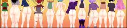 amanwithnoplan amber_brook ass ass_chart belle_hawke big_ass bottomless clara_miller dawn_brown emma_addison fat_ass huge_ass june_summers may_martinez multiple_girls naked nude saleisha_evaans serena_davis side_by_side sona_melody sonia_valentine vivian_white