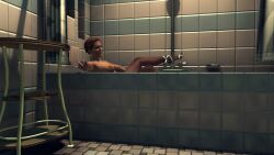 2k_czech bathing bathroom breasts earrings female hooker joe'_s_girl mafia_2 mafia_fanshine naked nipples ponytail prostitution red_hair smoking white_skin whored