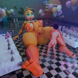 1:1 3d absurd_res animatronic anonymousfm anthro avian balls beak big_balls big_breasts big_penis bird bodily_fluids breasts chicken cum digital_media_(artwork) duo erection feet five_nights_at_freddy's five_nights_at_freddy's_2 galliform gallus_(genus) genital_fluids genitals giantess giantess_futanari hair herm hi_res huge_breasts huge_cock human humanoid_genitalia humanoid_penis intersex intersex/male interspecies machine macro macro_march male mammal nipples nude open_mouth penis phasianid pussy robot scott_cawthon scottgames size_difference thick_thighs toy_chica_(fnaf)