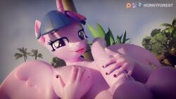 16:9 3d_(artwork) animal_genitalia animal_penis anthro balls breast_grab breasts canid canine digital_media_(artwork) equid equine equine_genitalia equine_penis female friendship_is_magic futanari genitals hair hand_on_breast hasbro hi_res hornyforest horse intersex intersex/female looking_at_viewer mammal my_little_pony nails nipples nude penis pony solo twilight_sparkle_(mlp) widescreen