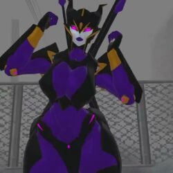 1girls 3d airachnid airachnid_(trawert) alien alien_girl alien_humanoid alluring animated cybertronian dancing decepticon female female_focus female_only girl hasbro magenta_eyes music pink_eyes provocative purple_body purple_lipstick robot robot_girl robot_humanoid seductive seductive_look seductive_smile sound swaying tagme transformers transformers_prime video yogurt_cap