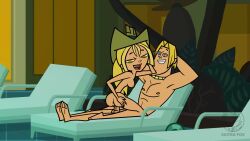 1boy 1boy1girl 1girls 2d 2d_animation abs accurate_art_style animated anus areola audio balls blonde-haired_female blonde-haired_male blonde_hair blonde_hair_female blonde_hair_male breasts bridgette_(tdi) chair completely_nude completely_nude_female completely_nude_male cowboy_hat cowgirl_position geoff_(tdi) hands_behind_head hat laying_on_chair logo loop looping_animation nipple nude nude_female nude_male penetration penis penis_in_pussy pool_chair pussy sex sound sound_effects straight straight_sex suitedfox tagme total_drama_(series) total_drama_island vagina vaginal_penetration vaginal_sex video