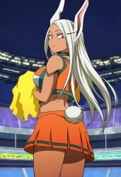 1girl 1girls ai_generated anime boku_no_hero_academia breasts curvy curvy_female curvy_figure eyes female fit hair mirko_(my_hero_academia) my_hero_academia nsfw stickyai tits voluptuous