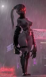 3d_(artwork) blender cybernetics cyberpunk:_edgerunners female female_only naked nude nude_female rebecca_(edgerunners) simon_sklar