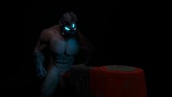 1boy balls clayton_carmine cock dick machine machine_sex male male_focus male_only masturbation muscles muscular muscular_male penis tagme video