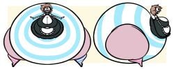 bbw big_ass big_breasts breasts bubble_butt cleavage huge_ass huge_breasts hyper_breasts monobutt overweight puffster3 thick_thighs wide_hips