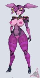 1girls alternate_species big_breasts breasts female female_only miko_nakadai nipples pussy robot robot_girl tagme_(artist) transformers