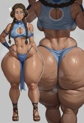 1girl 1girls ai_generated ass avatar_the_last_airbender big_ass big_butt blue_eyes booty bottom_heavy breedable breedable_hips bubble_ass bubble_butt cellulite cleavage crop_top curvaceous curvy curvy_figure dark-skinned_female fat_ass feet female female_only front_and_back hips huge_ass katara loincloth musk musk_clouds oiled oiled_skin pawg_build perfect_ass phat_ass sandals sexy sexy_ass sexy_body sexy_female slut slutty_female sweat taiga20 thicc thicc_ass thicc_thighs thick thick_ass thick_thighs tribal_clothing voluptuous voluptuous_female wet wide_ass