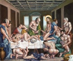 gay jesus jesus_christ judas_and_jesus judas_iscariot marc_debauch orgy religion religious yaoi