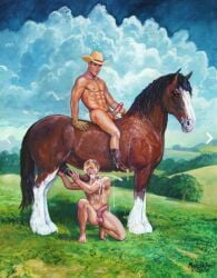 bestiality big_penis equine gay horse marc_debauch yaoi