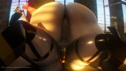 2girls 3d ass big_ass female female_focus female_only j_(murder_drones) murder_drones nude pussy pussy_focus senthia silver2299 tagme team_fortress_2 yuri