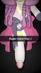 3d aura_(sousou_no_frieren) blender camera_view cock_ring frieren frieren_beyond_journey's_end futanari huge_cock pov recording tagme text_box video