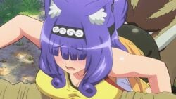 anime big_ass big_breasts futoku_no_guild gif hitamu_kyan tnk_(company)
