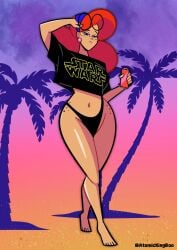 1girls 2026 2d 2d_(artwork) 2d_artwork artist_name ass atomickingboo beach big_ass big_breasts breasts clothed clothed_female clothing coconut_(sayori) crop_top crossover digital_media_(artwork) drink ear_piercing ear_ring earring earrings female female_only freckled_face freckled_thighs freckles freckles_on_face freckles_on_thighs fully_clothed_female ginger ginger_female ginger_hair glasses grand_theft_auto_vi gta_vi_cover_girl hairband holding holding_drink holding_object light-skinned_female light_skin lucasfilm merchandise oc orange-haired_female orange_hair orange_hair_female original original_character palm_tree palm_trees partially_clothed pierced_ear pierced_ears piercing piercings rockstar_games sand solo star_wars sunset terra_mandrile the_besties_(atomickingboo) thick_thighs thighs thong