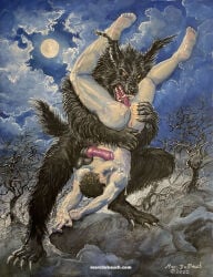 big_ass big_penis gay marc_debauch werewolf yaoi