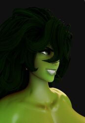 1girls 3d 3d_(artwork) angry ass bbw big_breasts blender_(software) breasts endlessillusion female female_only gigantic_breasts green_body green_eyes green_skin huge_breasts large_breasts marvel marvel_comics massive_ass massive_breasts massive_butt massive_thighs muscular muscular_female naughty_face nipples nude nude_female seductive_look she-hulk she-hulk_(endlessillusion) solo superhero