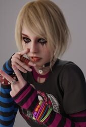 3d 3d_(artwork) ashley_graham capcom collar resident_evil resident_evil_4