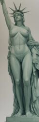 ai ai_art ai_assisted ai_generated armpit art breasts cropped crown female female_focus female_only french french_female green_skin lady_liberty nipples nude patriotic patriotism pedestal pussy robe rule34 rule_34 sketch statue statue_of_liberty strip stripped stripping tagme tall tall_female tall_girl torch united_states_of_america usa