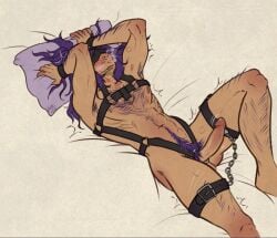13_cards 13_карт 1boy arinsketch bdsm bondage hickey lipstick_mark male_only naked nude penis pubic_hair solo submissive_male пик_(13_карт)