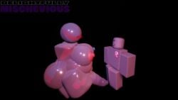 1boy 1futa 3d 3d_(artwork) 3d_animation 3d_model 3d_render animation balls big_breasts big_cock big_thighs black_background blush both_blushing breasts chubby delightfullymischievous duo fat futanari intersex kissing kissing_on_lips male male_and_futa male_with_futa marble marble_(dmischievous) no_arms penis remake remastered roblox robloxian smooch tagme thicc thick_thighs transparent_body video