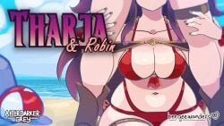 2d 2d_animation 2girls animated anus artist_name ass audible_speech ball beach beach_towel beach_umbrella beachball beegeewanders bikini boots bouncing_breasts breasts cape cleavage clitoral_hood clitoral_stimulation clitoris close-up corsage credits cunnilingus cunnilingus_gesture darkergrey dialogue_box english_audio english_text exhibitionism female_robin_(fire_emblem) fire_emblem fire_emblem_awakening flower hair_flower hair_ornament hands_on_another's_thighs highres kneeling kneeling_oral_position large_breasts laughing licking long_hair long_labia longer_than_one_minute moaning multiple_girls nail_polish navel ocean oral outdoors public_indecency purple_eyes purple_hair pussy pussy_juice red_bikini robin_(fire_emblem)_(female) rock sand shorter_than_two_minutes side-tie_bikini_bottom signature smile sound standing standing_cunnilingus swimsuit tharja_(fire_emblem) tharja_(summer)_(fire_emblem) thigh_strap tongue tongue_out towel umbrella video water yuri