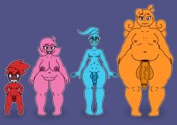 1girls 3boys :3 ahoge alternate_version_available areolae balls ballsack bandai_namco bangs beauty_mark beauty_mark_on_breasts big_balls big_breast big_penis blinky_(pac-man) blue_background blue_body blue_eyes blue_hair blush blush blush_stickers breasts chubby chubby_female chubby_male clyde_(pac-man) completely_nude completely_nude_female completely_nude_male curly_hair curvaceous curvy curvy_figure curvy_male eyelashes fangs female femboy feminine_male flaccid flaccid_penis freckles freckles_on_face freckles_on_shoulders ftrashpickle full_body fuzzycapsule08 ghost ghost_boy ghost_girl girly gold_(metal) gold_tooth grin grinning group hands_on_hips height_difference huge_balls huge_breasts huge_cock humanoid humanoid_female humanoid_male inky_(pac-man) large_balls large_breasts large_penis lip_piercing lip_ring long_hair long_penis long_sleeves looking_at_viewer male mole mole_on_breast mole_under_mouth naked naked_female naked_male namco navel nipples nude nude_female nude_male open_mouth orange_body pac-man_(series) pants penis piercing pink_body pink_eyes pink_hair pinky_(pac-man) pseudo_hair pubic_hair punk purple_eyes pussy red_body red_hair shadow sharp_teeth short_hair smile smiling smiling_at_viewer thick_thighs thighs tongue toothy_grin veiny_penis voluptuous voluptuous_female voluptuous_male wide_hips