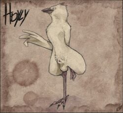 2025 4_toes absurd_res animal_genitalia anthro artist_logo artist_name avian avian_feet avian_legs balls beak biped bird birdman black_beak black_feet claws digital_drawing_(artwork) digital_media_(artwork) digitigrade feathered_wings feathers feet genitals hdyly hi_res logo male male_(lore) male_anthro monotone_balls monotone_beak monotone_body monotone_feathers monotone_feet monotone_genitals monotone_thighs no_pupils nude open_mouth penis penis_tip pinup pose presenting shaded sheath shy signature simple_background solo standing talons text textured_background thick_thighs three-quarter_view toes white_balls white_body white_eyes white_feathers white_sheath white_thighs winged_arms wings