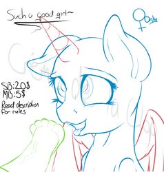 cremedelaclop_(artist) equine female horn horse male mammal my_little_pony pegasus penis pony tongue tongue_out unicorn wings ych