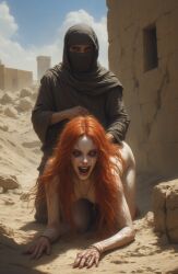 ai ai_generated female gaza hamas idf in_poor_taste israeli jail jew occupied october_seventh porn prison terrorist war war_sucks