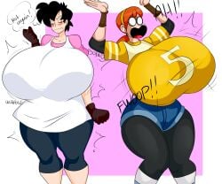 april o'neil from dragon ball by denizen1414