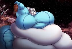 samus aran from doritos by saxxon