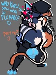 2futas :3 anthro anthro_on_anthro artist_signature ass_focus balls beanie black_fur blue_fur blue_nipples cat_tail catgirl cock dick dickgirl fluffy_neck_fur fortnite fortnite:_battle_royale furry futa_on_futa futa_only futanari hand_on_shoulder highwire_(fortnite) holding_ass holding_waist horsecock kissing kissing_while_penetrated knotted_penis legs_around_waist love_heart meow_skulls_(fortnite) muscular_female orange_fur penis_in_ass pierced_ears pierced_nipples pink_penis self_upload sharp_claws striped_arm_warmers striped_thighhighs to4ster-0v3n_(artist) veiny_penis white_fur wolf